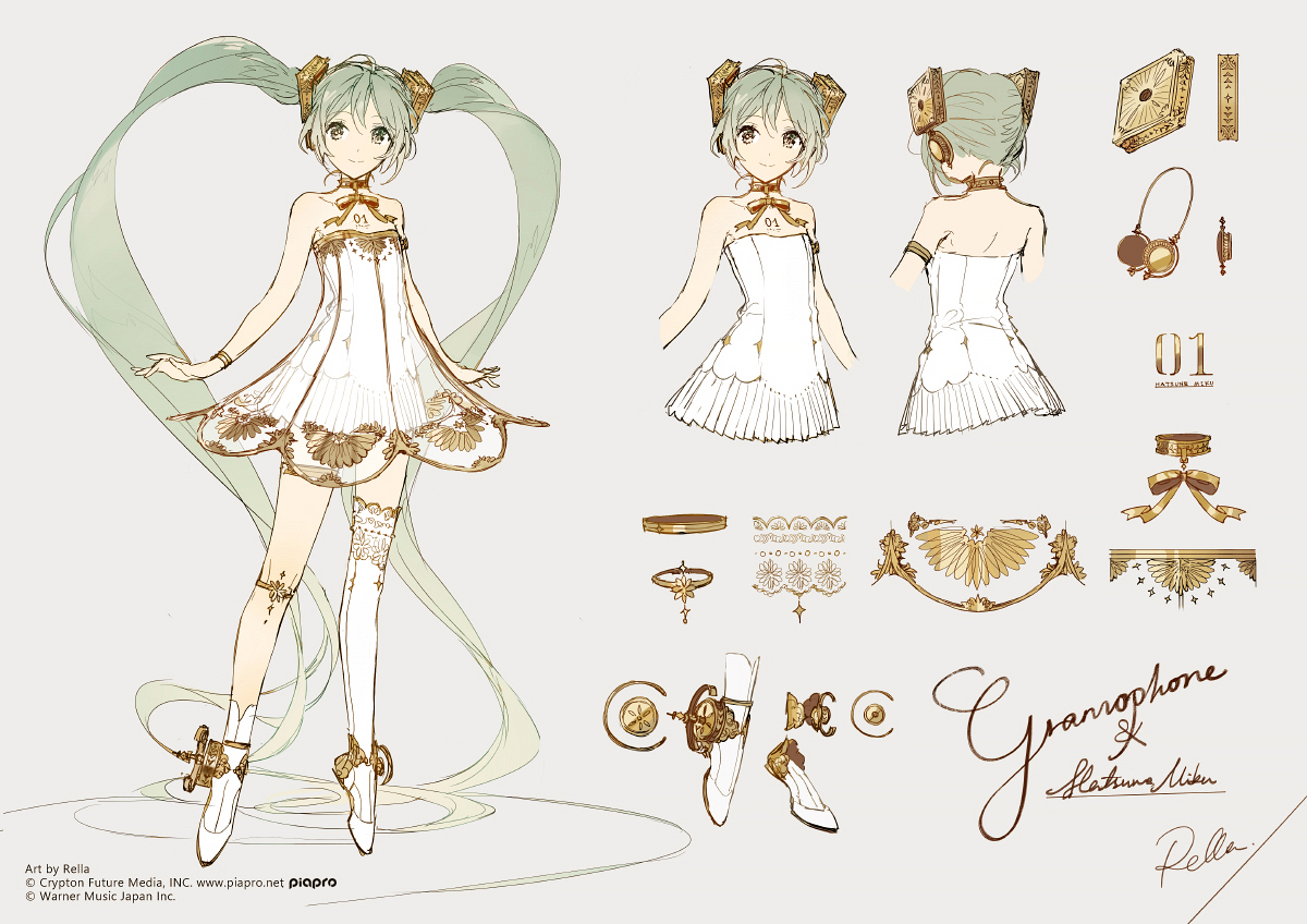 Miku Symphony design sheet